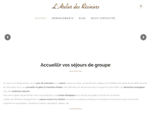 Tablet Screenshot of latelierdesresiniers.fr
